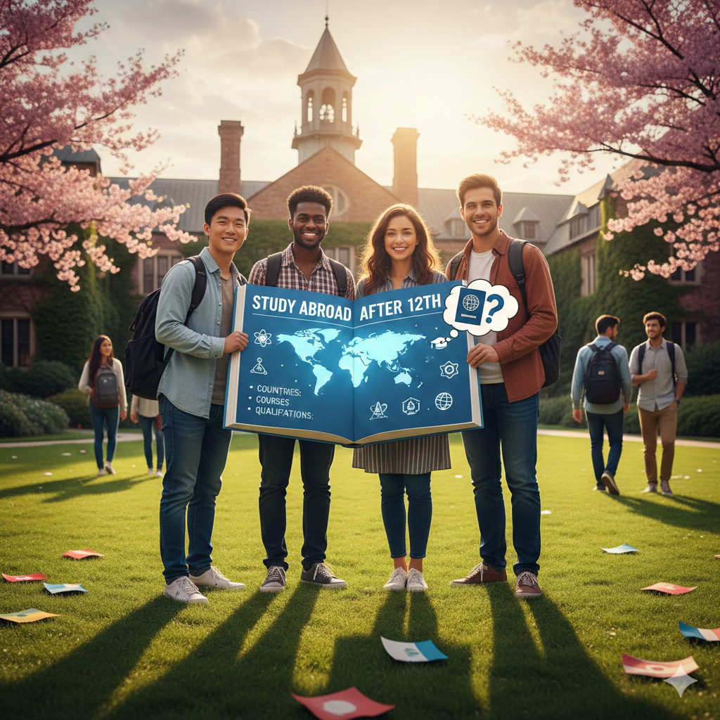 Study abroad after 12th country, course and qualification explained