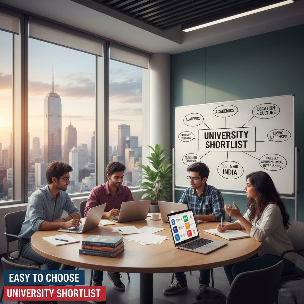 Easy to Choose University Shortlist: Factors Indian Students Should Consider