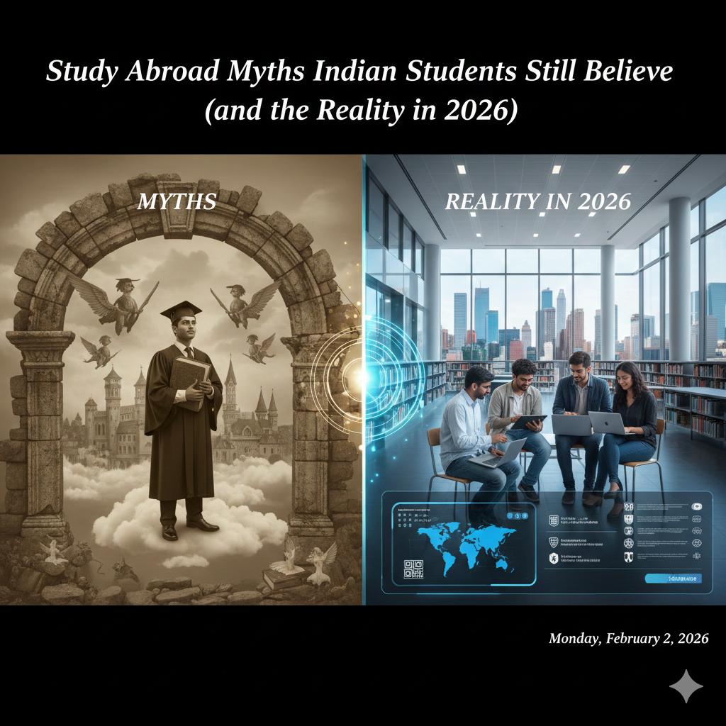 Study Abroad Myths Indian Students Still Believe (and the Reality in 2026)