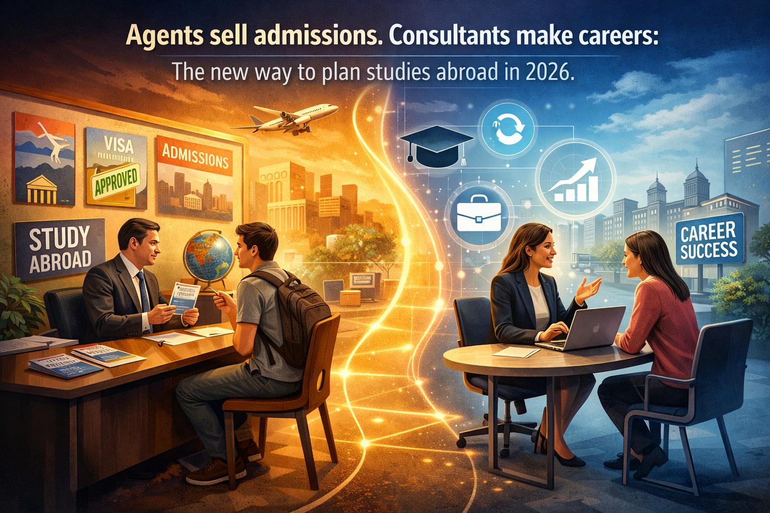 Agents sell admissions. Consultants make careers: The new way to plan studies abroad in 2026